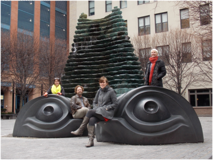 The photo for our album cover –  Public Art n’At  by the Office of Public Art and Morton Brown Live From Agnes Katz Plaza