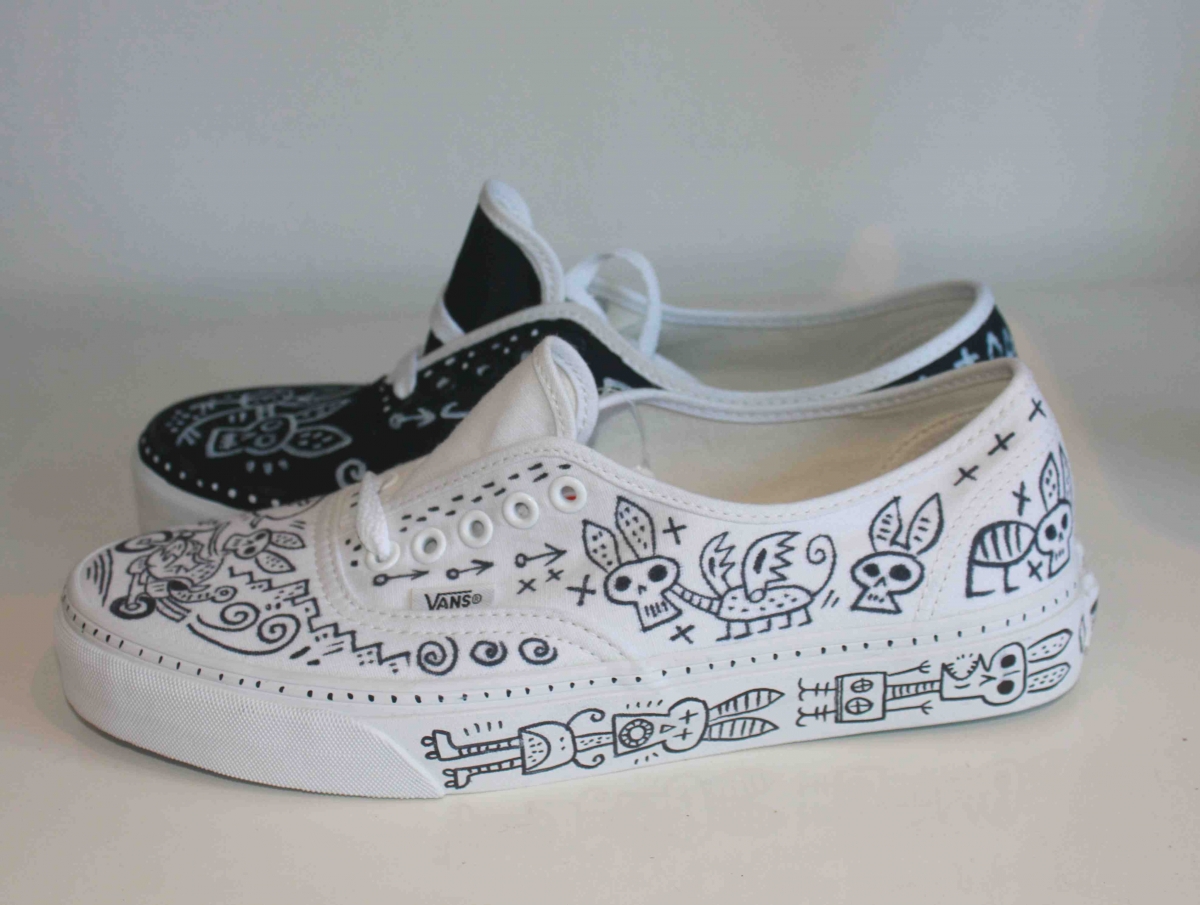 custom art vans shoes
