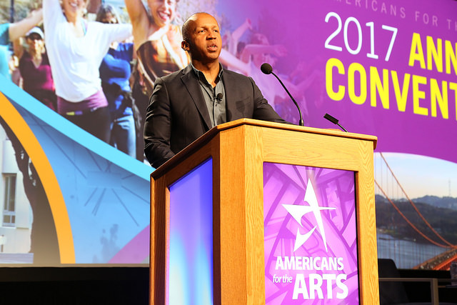 Bryan Stevenson gives the opening keynote at Annual Convention.