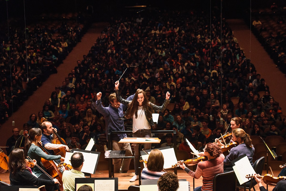 Seattle Symphony, Open Rehearsal. Photo by Brandon Patoc.	
