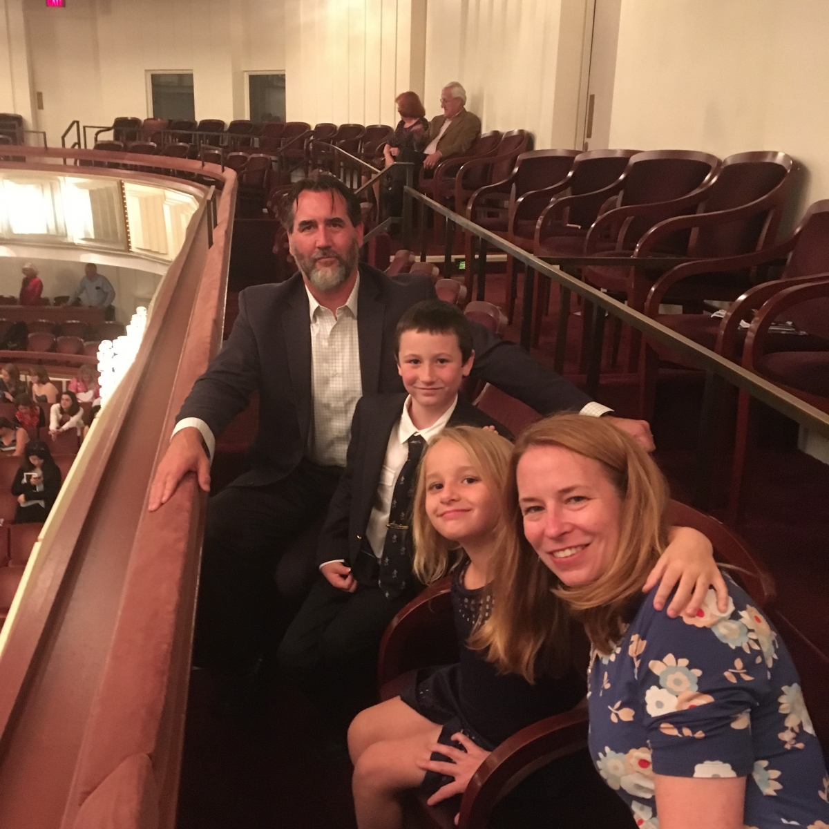 The grandkids’ first National Symphony Orchestra concert. Photo courtesy of Dorothy McSweeny. 