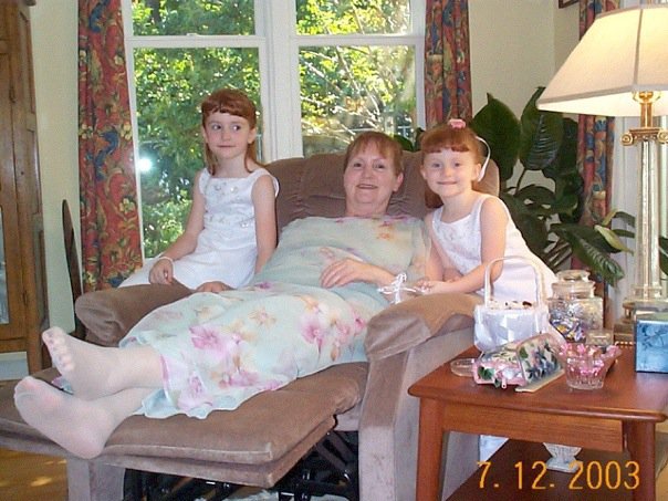 The author (right), her sister, and her Gran, who suffered from Parkinson’s disease and inspired her love for dance.