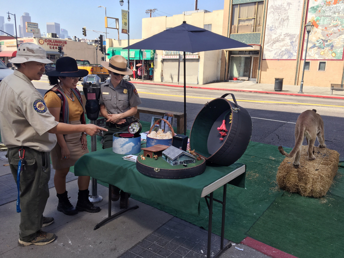 National Park Service Parklet event in Chinatown on September 21, 2018.
