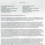 U.S. House "Dear Colleague" Letter supporting the NEA