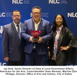 Jay Dick, Senior Director of State & Local Government Affairs, Americans for the Arts, Councilmember Omar Narvaez, Martine Elyse Philippe, Director, Office of Arts and Culture, City of Dallas