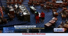 U.S. Senate votes on COVID-19 Relief Bill